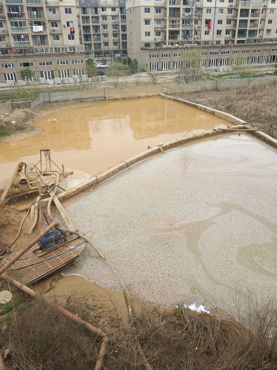 双城沉淀池淤泥清理-厂区废水池淤泥清淤