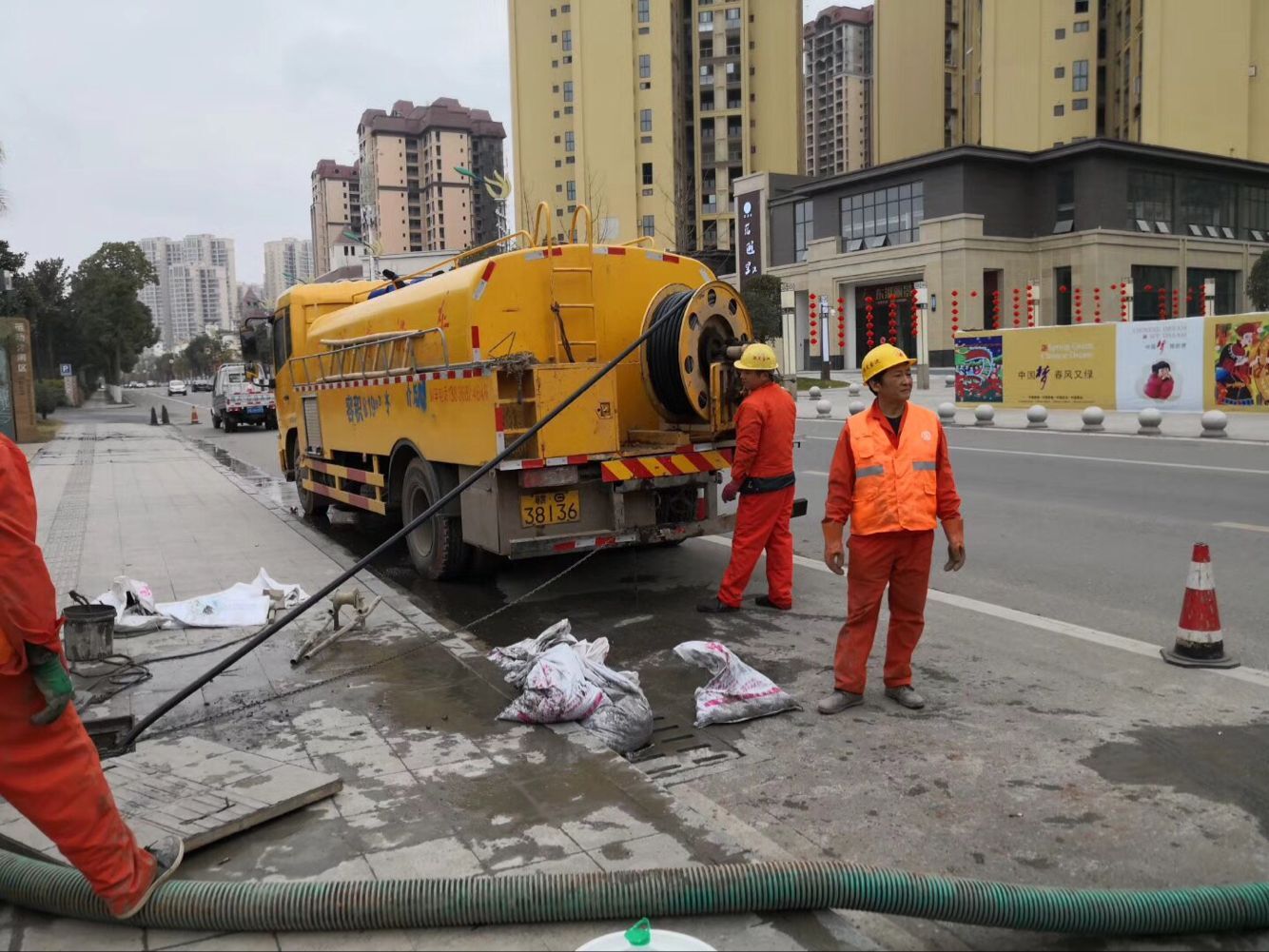 双城排污管道清淤-管道清洗